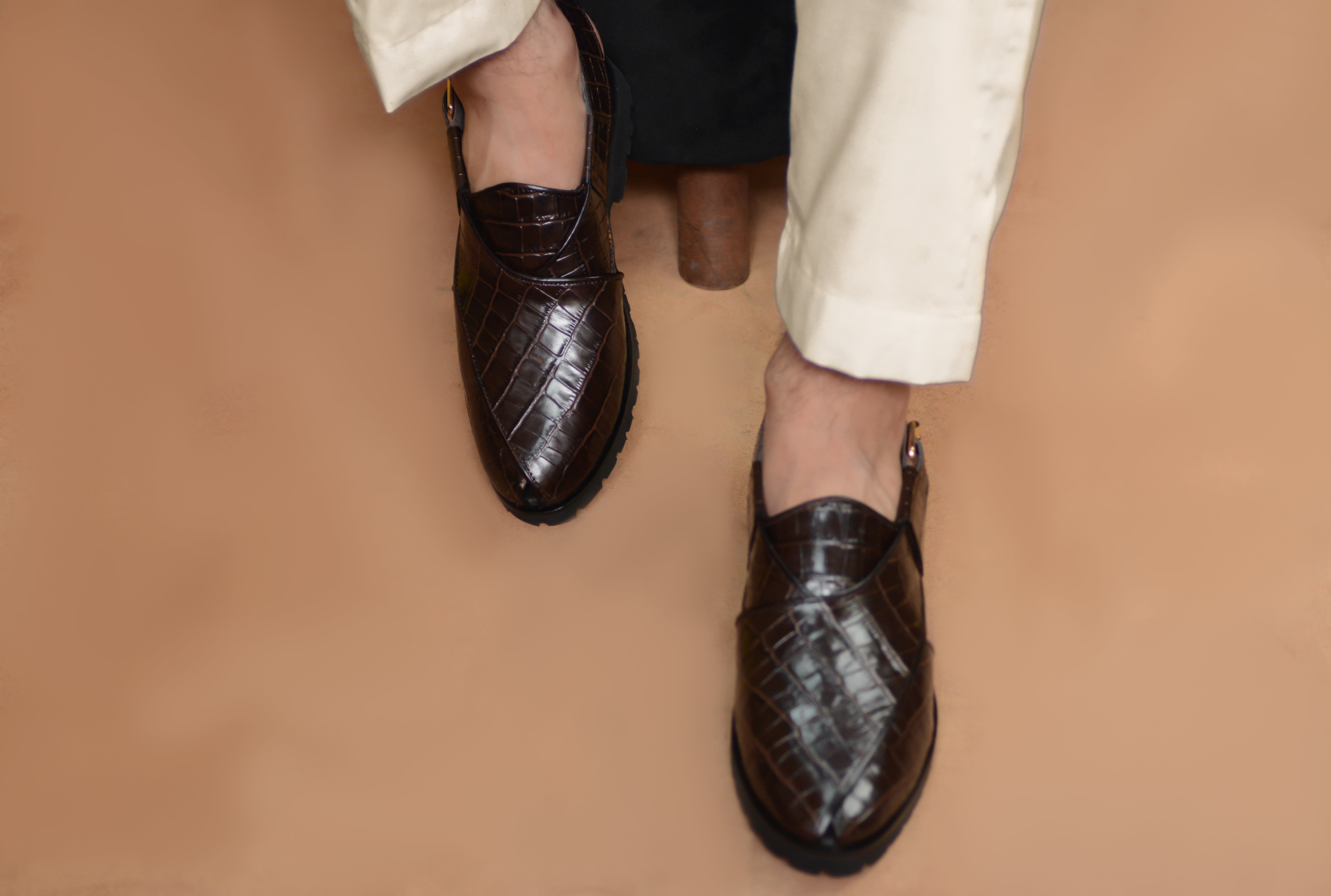 Croc Choco Brown ( Cheetah ) RS-16