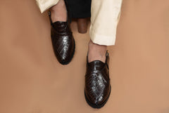 Croc Choco Brown ( Cheetah ) RS-16