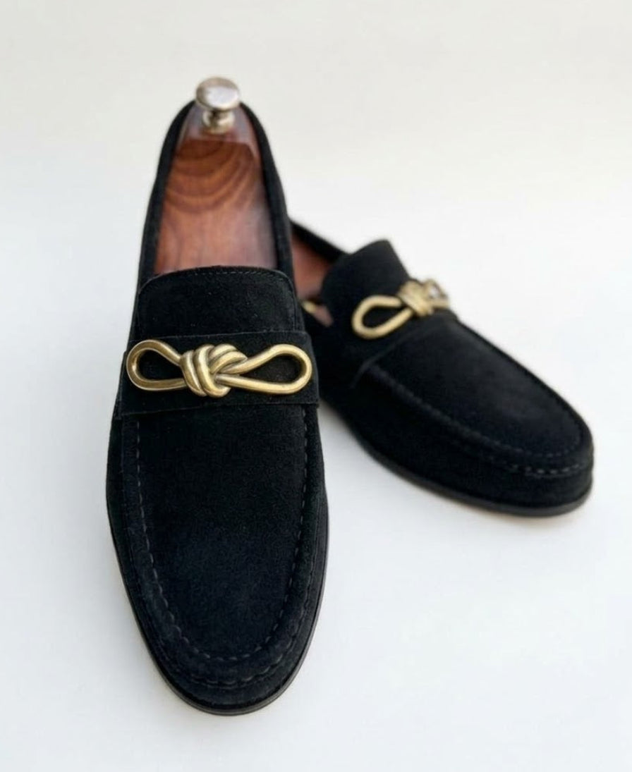 THE BRASS BROW ( SUEDE BLACK  )