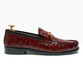 THE OSTRICH LOAFERS ( MEHROON )
