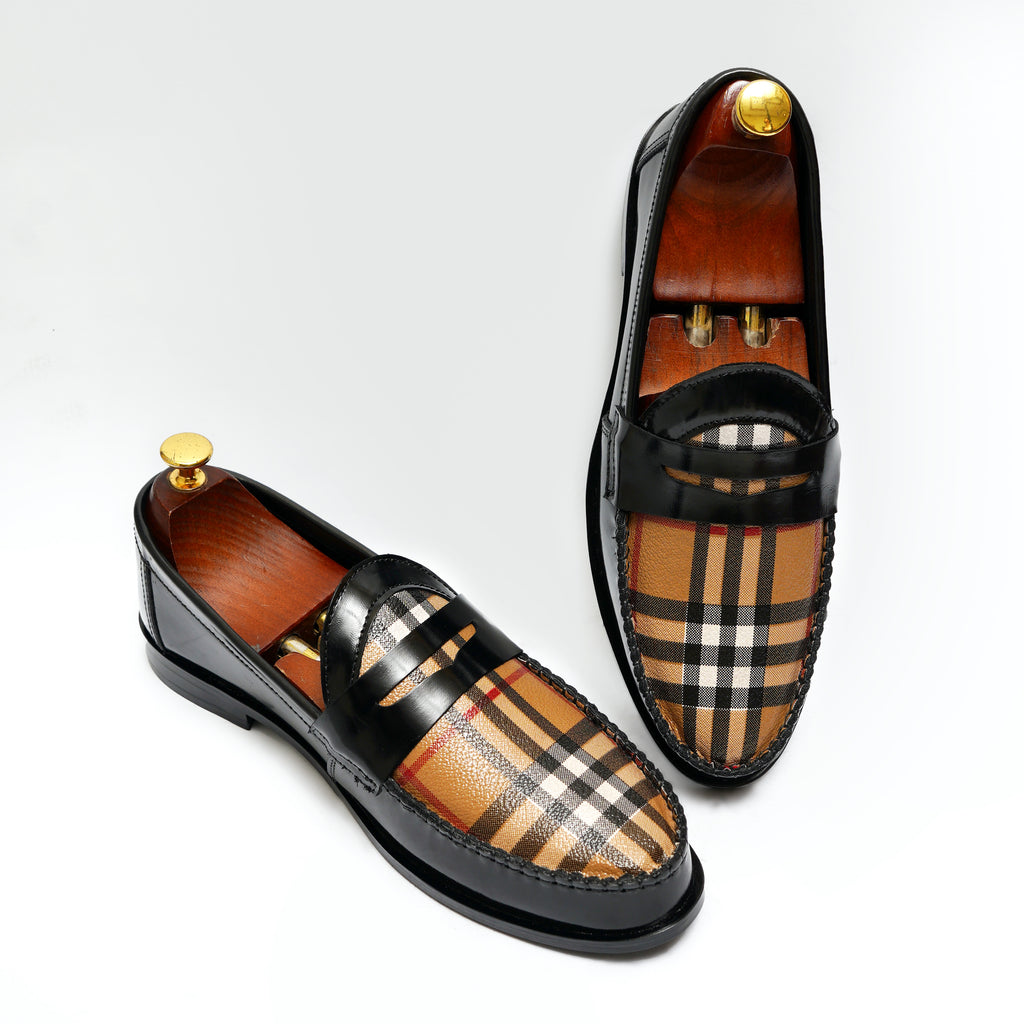THE BUBERRY LOAFERS ( CG BLACK )