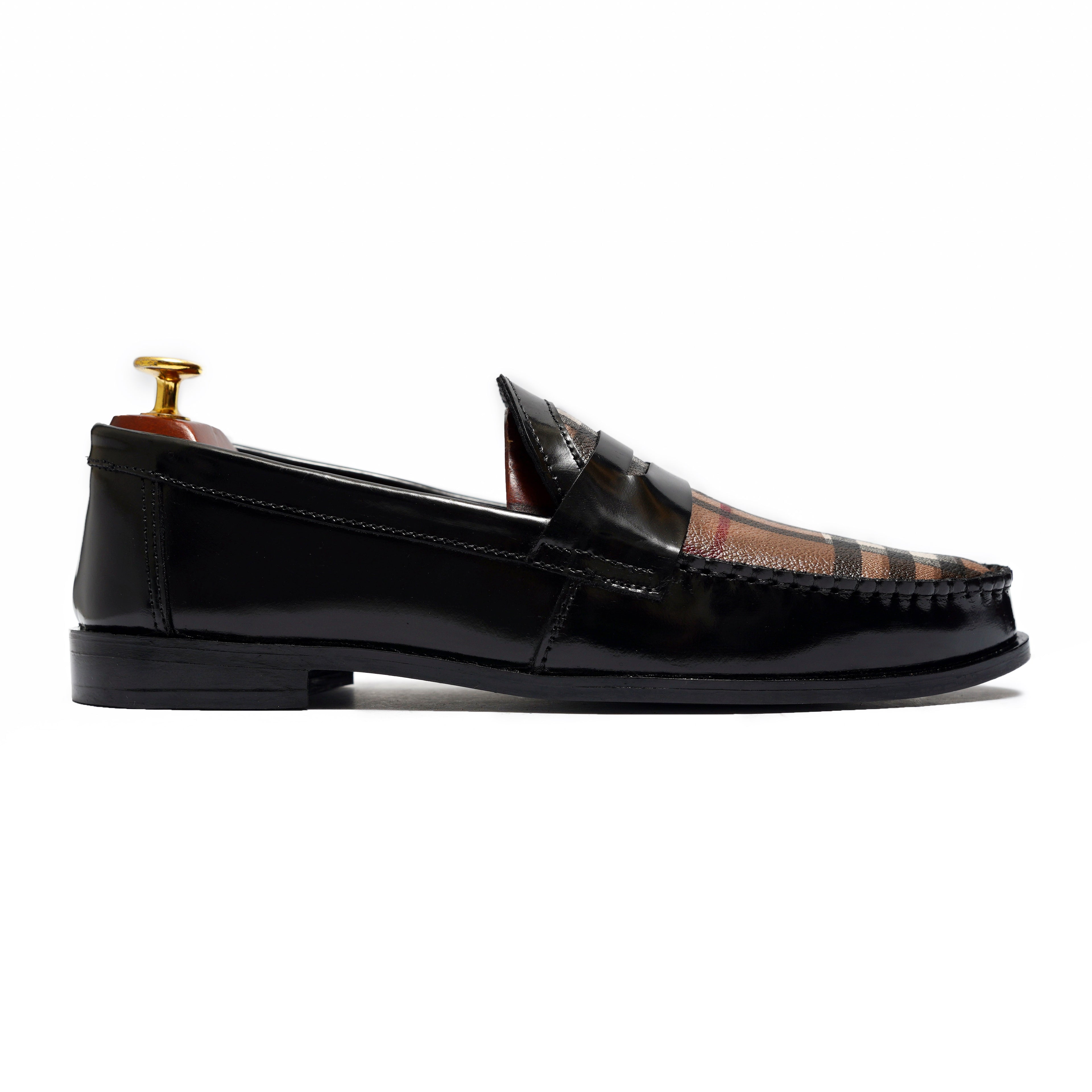 THE BUBERRY LOAFERS ( CG BLACK 'SKIN' )