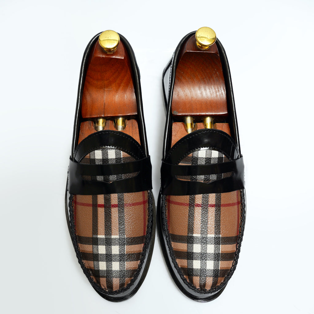 THE BUBERRY LOAFERS ( CG BLACK 'SKIN' )