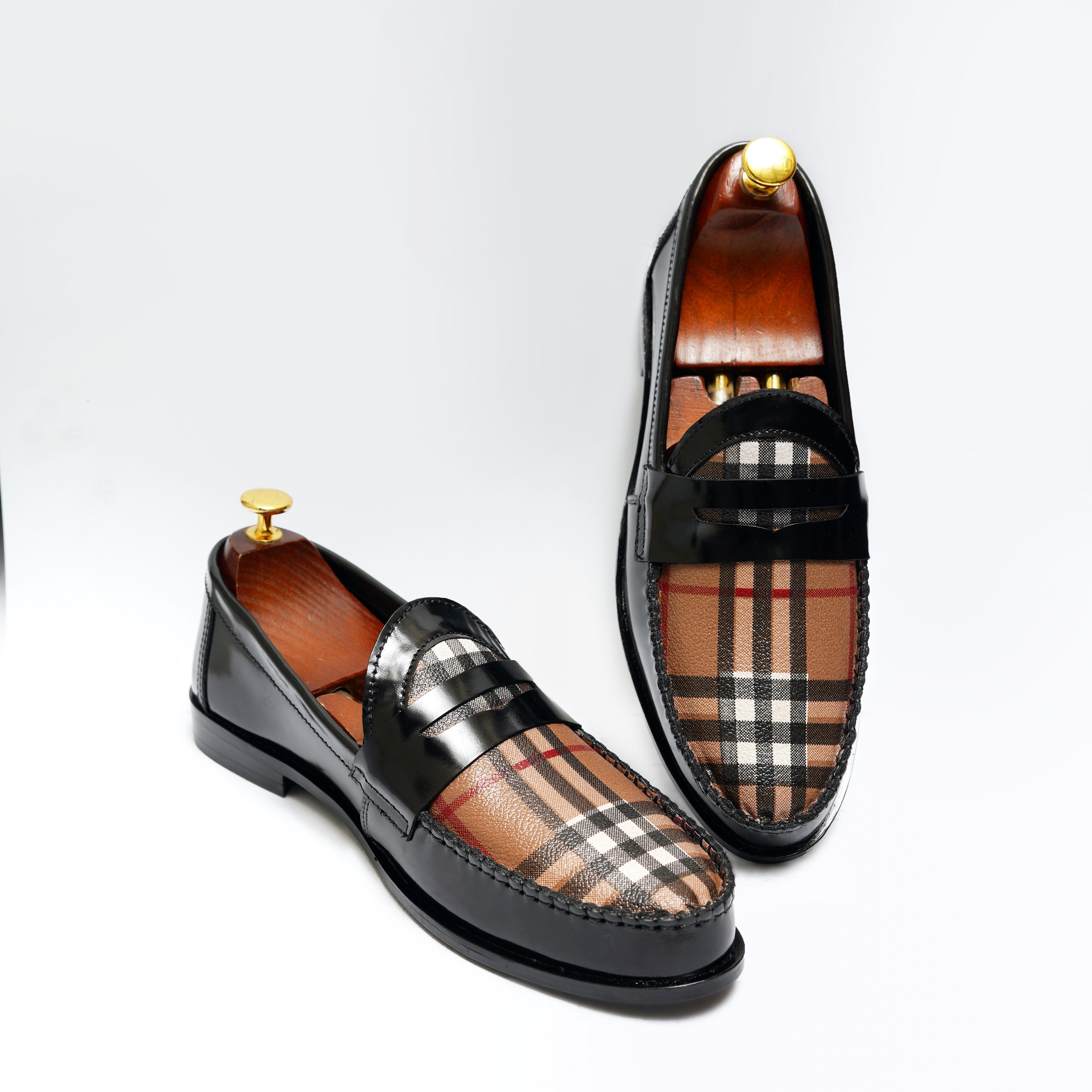 THE BUBERRY LOAFERS ( CG BLACK 'SKIN' )