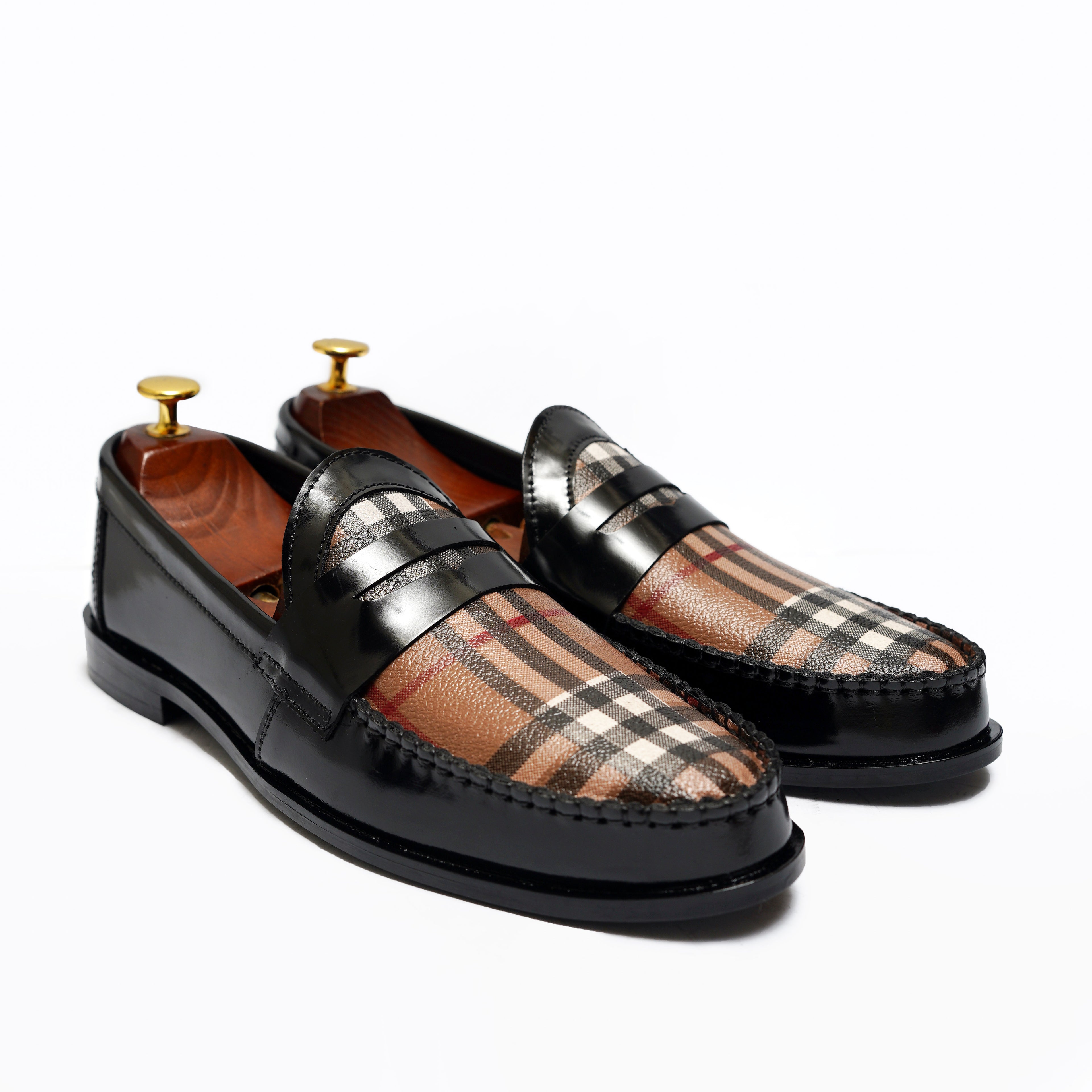 THE BUBERRY LOAFERS ( CG BLACK 'SKIN' )