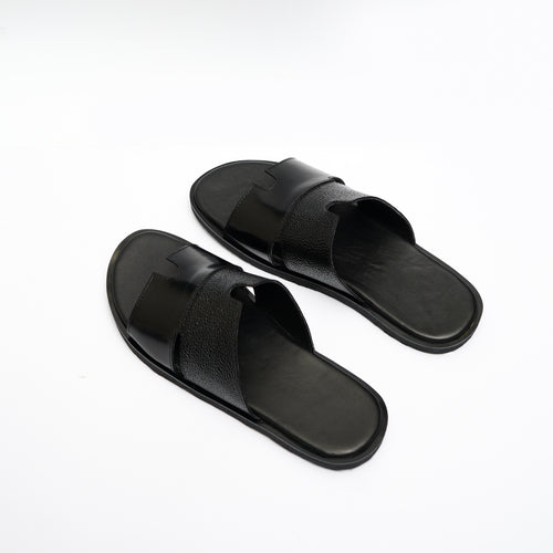 THE ' H 'SLIPPER ( BLACK ) C&P