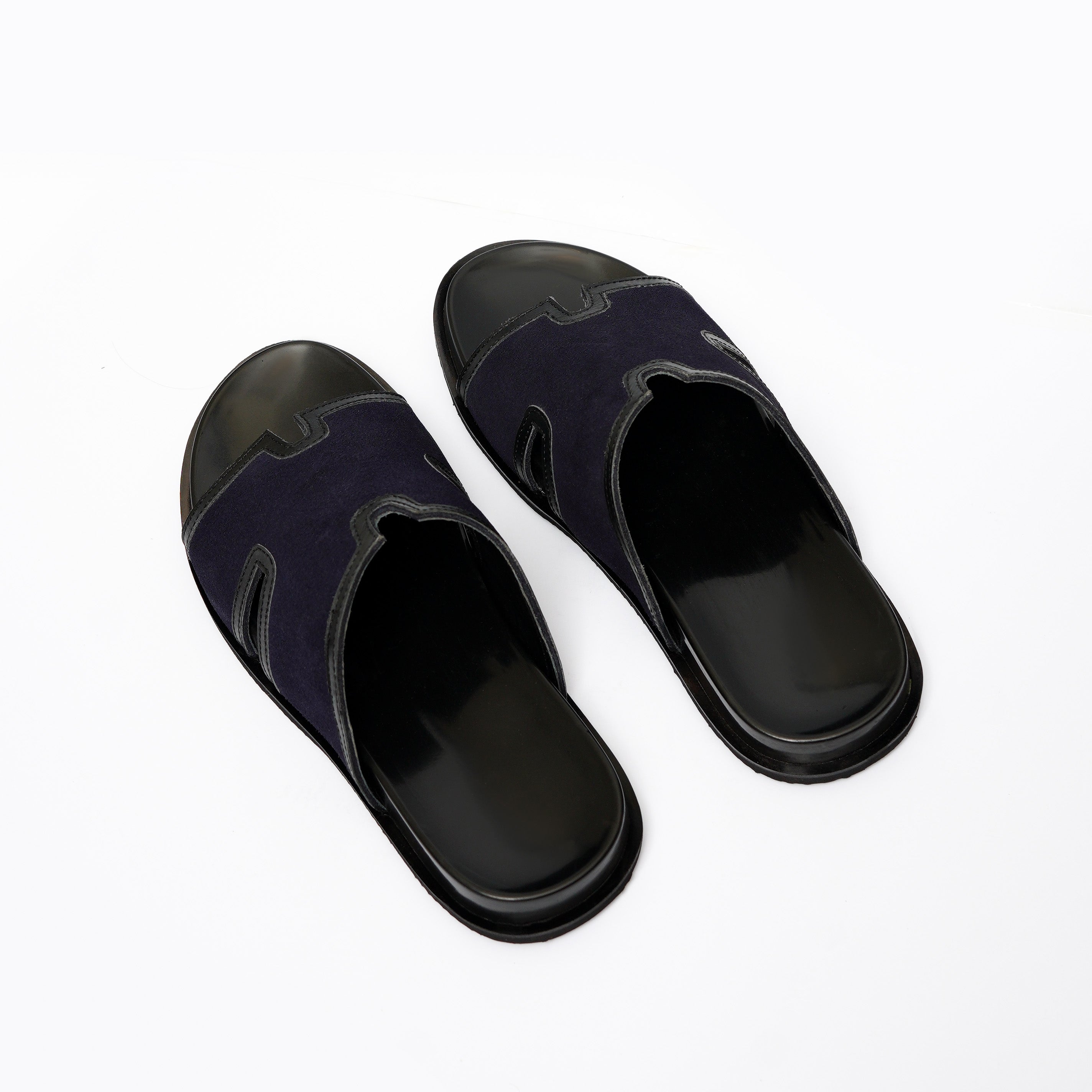 THE ' H 'SLIPPER ( SUEDE BLACK )